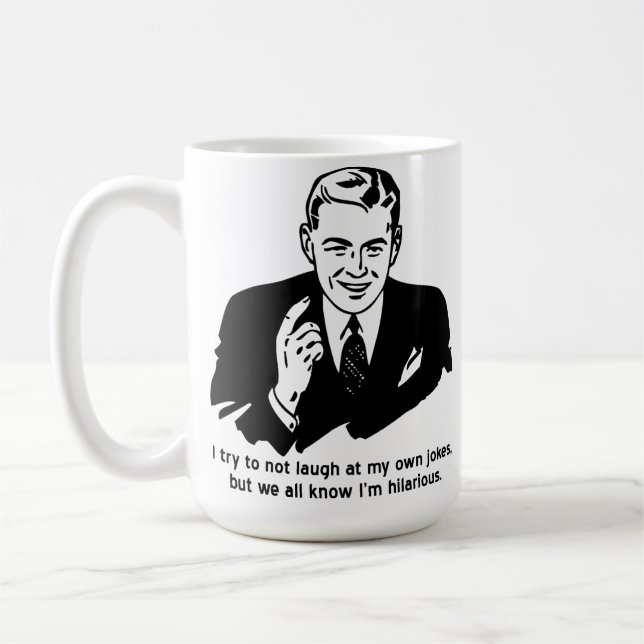 De Café Sou Caneca Divertida Engraçada (Esquerda)