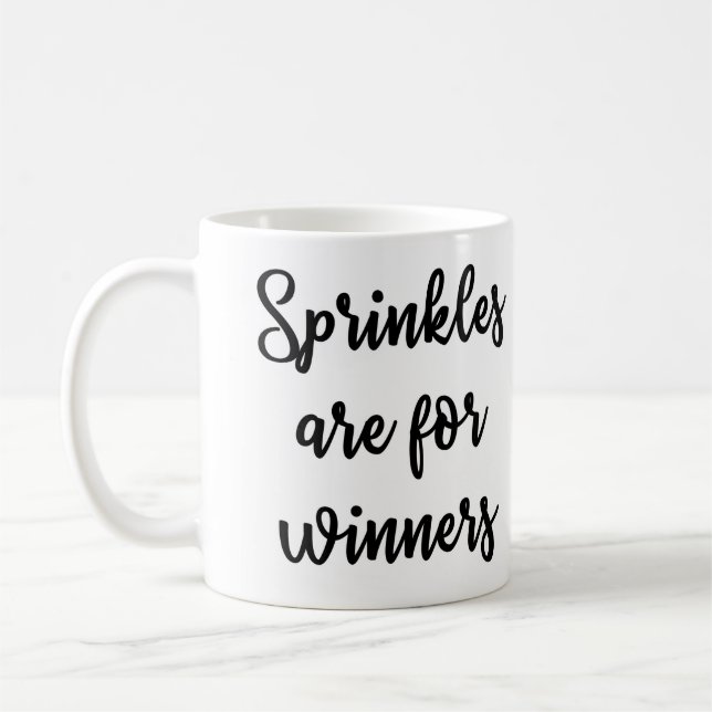 De Café Sprinkles é para a caneca dos vencedores (Esquerda)