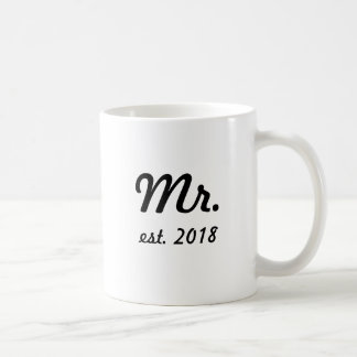 De Café Sr. recem casados da caneca do est 2018