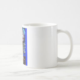 De Café St Michael na caneca do vitral