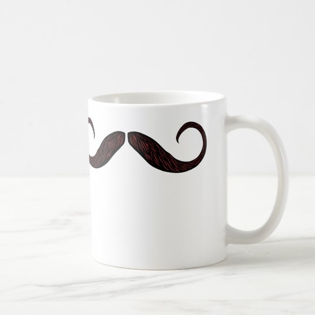 De Café Stache básico - caneca (Direita)