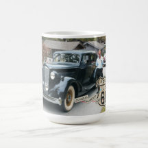 sua caneca da rota 66 da imagem