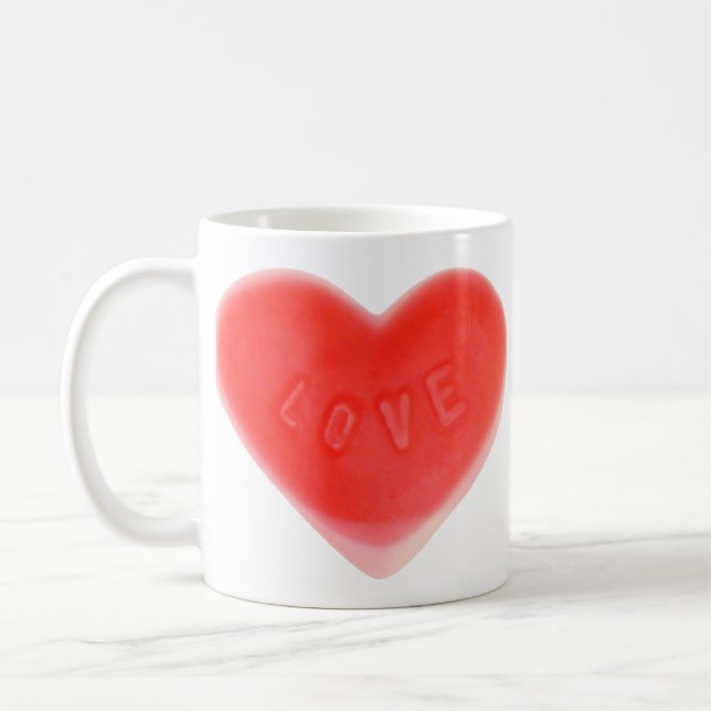 De Café Suave caneca 'Seu Texto' (Esquerda)