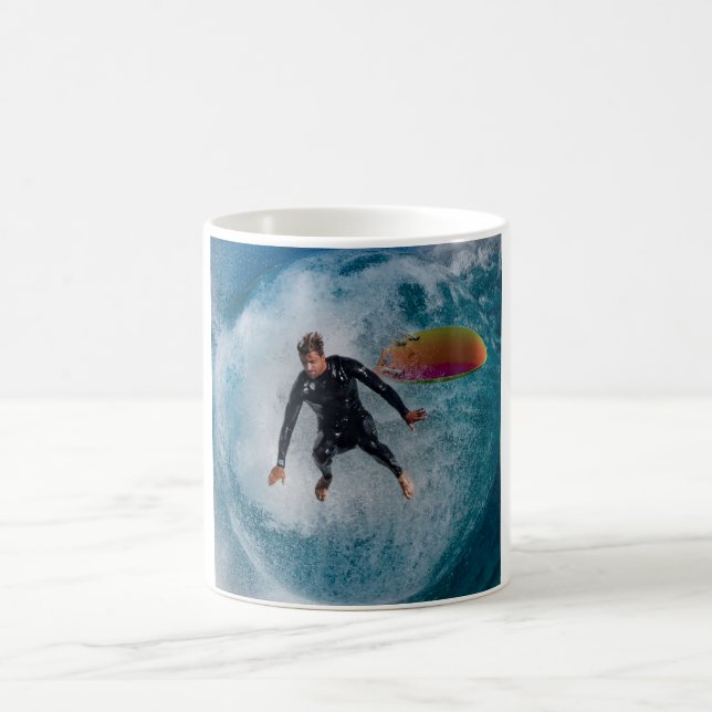 De Café Surfer Wipeout no Wedge - Caneca  (Centro)