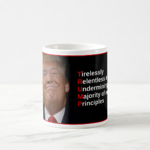 De Café T.R.U.M.P. Caneca do acrônimo