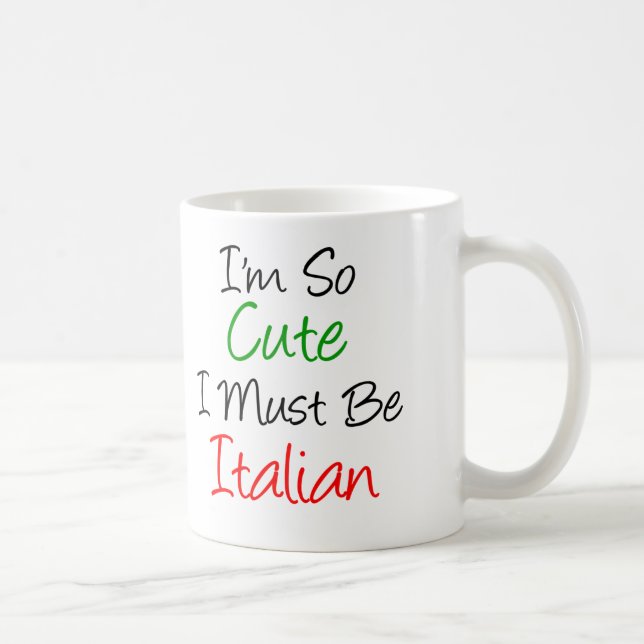De Café Tão Bonita Caneca Italiana (Direita)