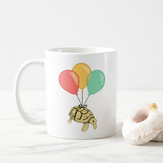 De Café Tartaruga que pendura na caneca dos balões