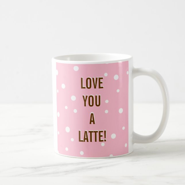 De Café Te Amo Uma Caneca Latte (Direita)