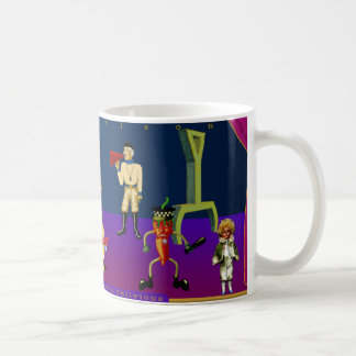 De Café Teatro da caneca absurda alheado