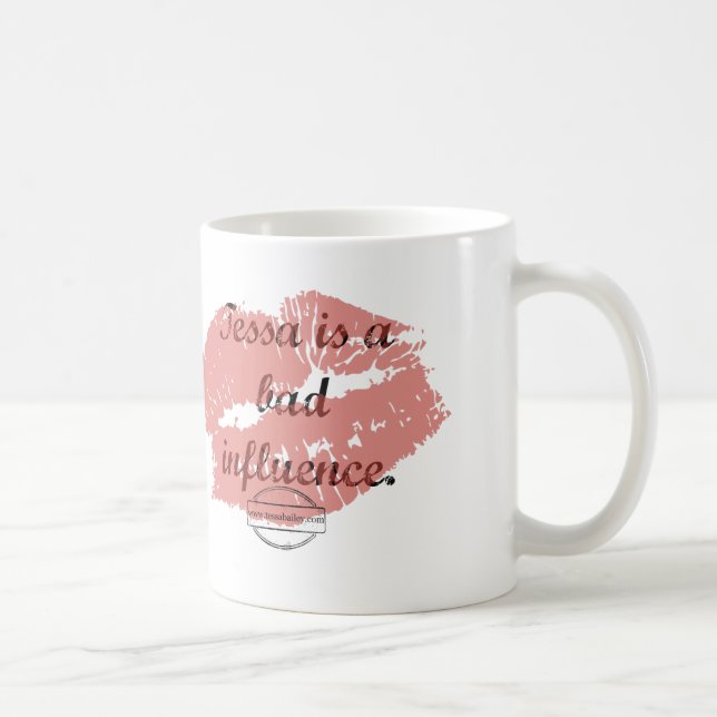 De Café Tessa é uma caneca má da influência (Direita)