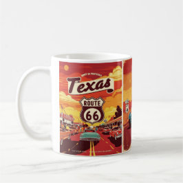 De Café texas route 66 festival caneca