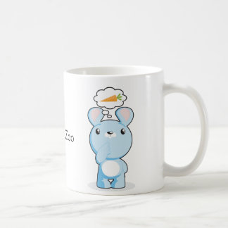 De Café Thoughtul & caneca com fome do coelho