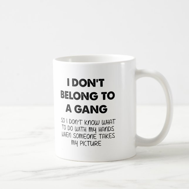 De Café Tirando Fotos Engraçadas Sem Máfia Caneca Engraçad (Direita)