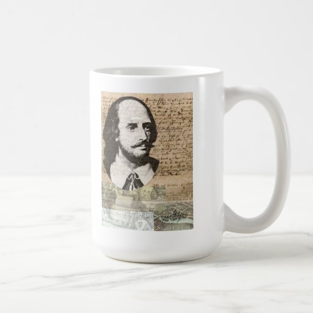 De Café Todo o mundo é um palco Shakespeare & caneca do (Direita)