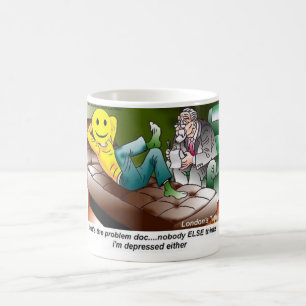 De Café Todos Estão em Terapia Camisetas Engraçadas Caneca