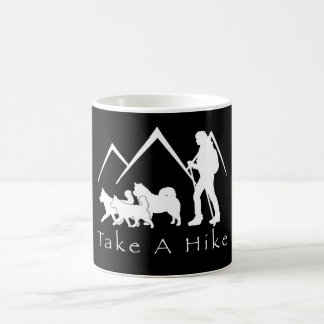 De Café Tome um rouco/Malamute da caneca da caminhada