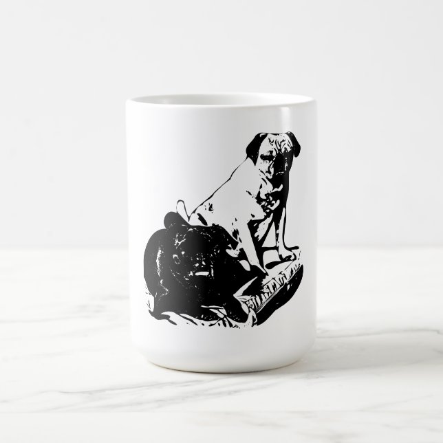 De Café Tons Suaves, Caneca Pug (Centro)