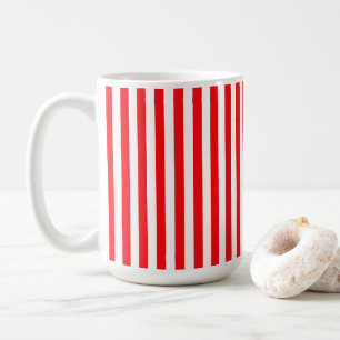 De Café Torres brancas e bonitas listras engraçadas caneca