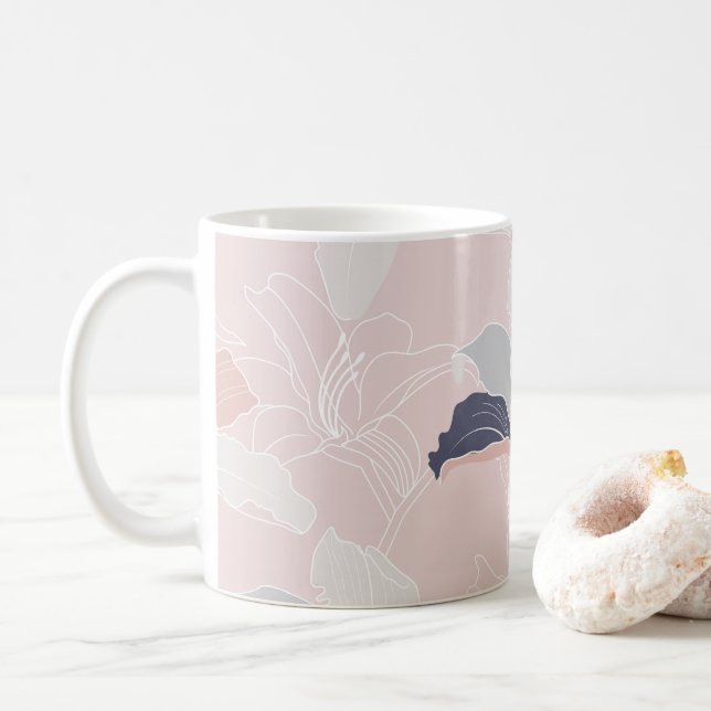 De Café Tropical cora a caneca (Com Donut)