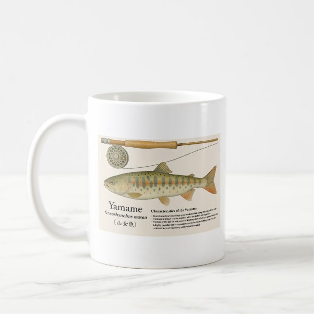 De Café Truta Nativa Japonesa – Caneca Yamame Mug (Esquerda)