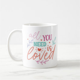 De Café Tudo o que Você Precisa é Amor – Caneca Inspirador