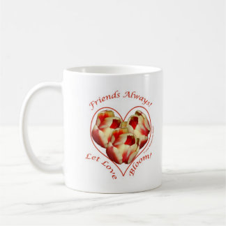 De Café Tulipas, amigos, caneca