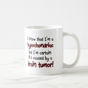 De Café Tumor Cerebral Hipocondríaco Caneca Divertida