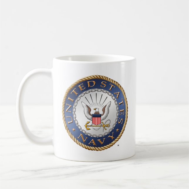 De Café U.S. Caneca do marinho (Esquerda)