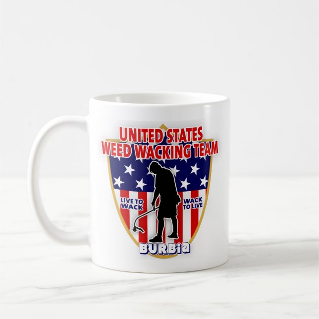 De Café U.S. Caneca Wacking da equipe da erva daninha (Esquerda)