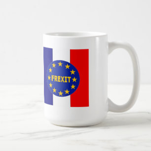 De Café UE francesa Frexit da bandeira da caneca