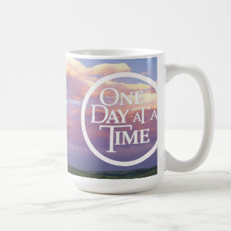 De Café Um dia em uma caneca da foto do tempo