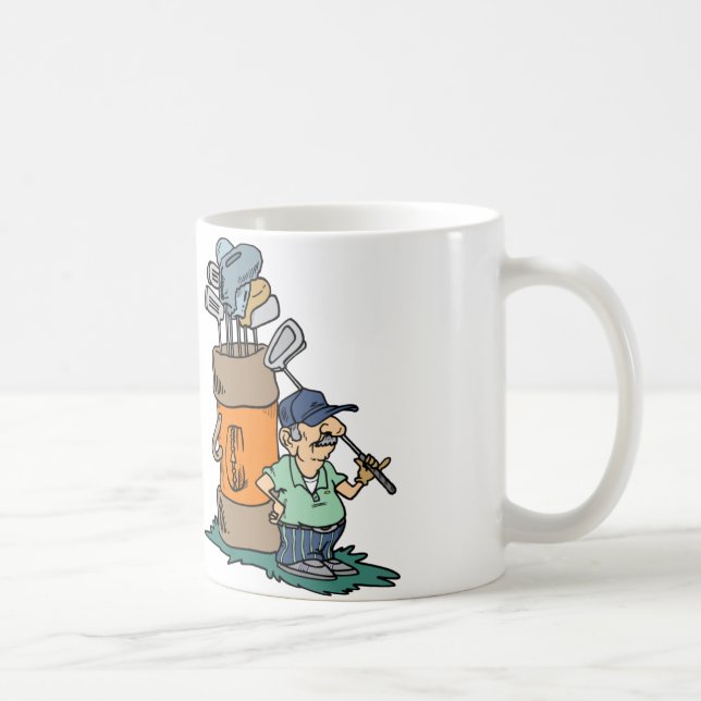 De Café Um jogo da caneca do golfe (Direita)