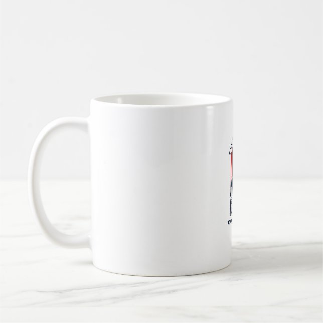 De Café um one nation one race caneca (Esquerda)
