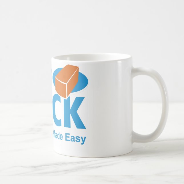 De Café Uma caneca do logotipo do tijolo (Direita)