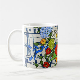 De Café Uma caneca floral artística que te fará sorrir!