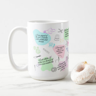 De Café Uma caneca para pessoas que são costureiras artesa