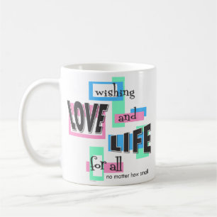 De Café Uma caneca para promover a vida.