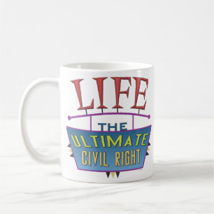 De Café Uma caneca para promover a vida.