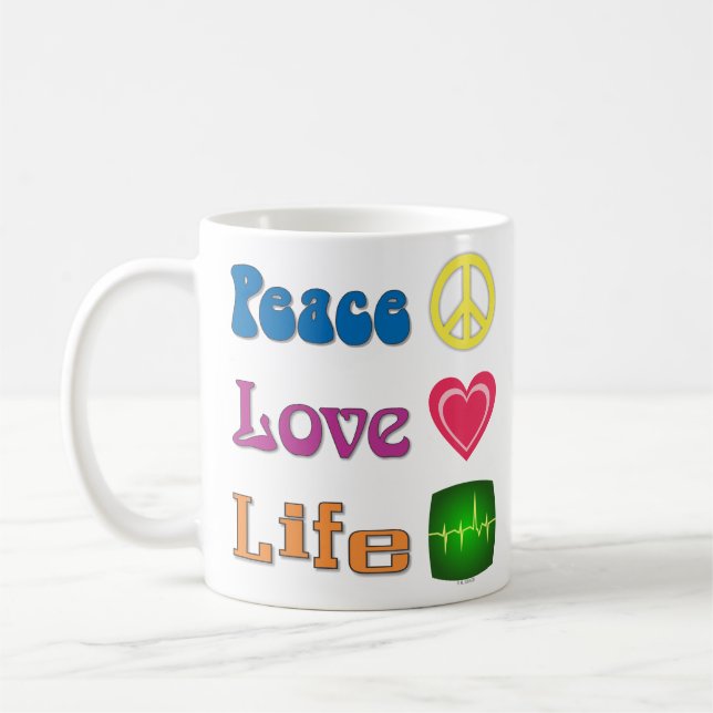 De Café Uma caneca para promover a vida, e mais. (Esquerda)