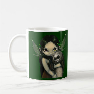 De Café "Uma doninha e sua" caneca feericamente