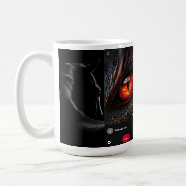 De Café Uma linda caneca personalizada  (Esquerda)