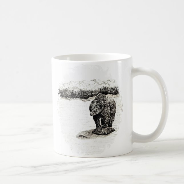 De Café Urso na caneca da rocha (Direita)