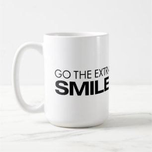De Café Vai a caneca extra do sorriso