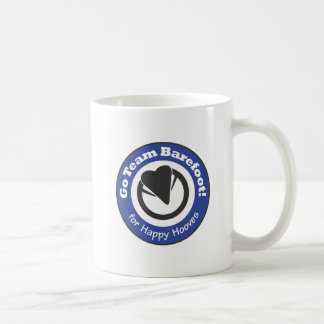De Café Vai a equipe descalça! Caneca