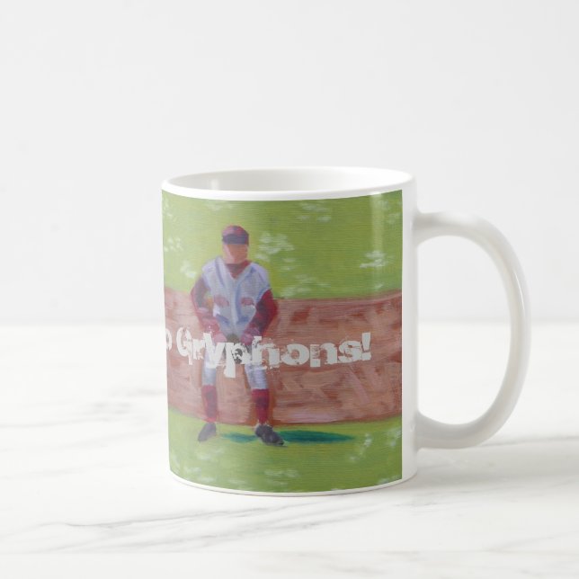 De Café Vai Gryphons! Caneca (Direita)
