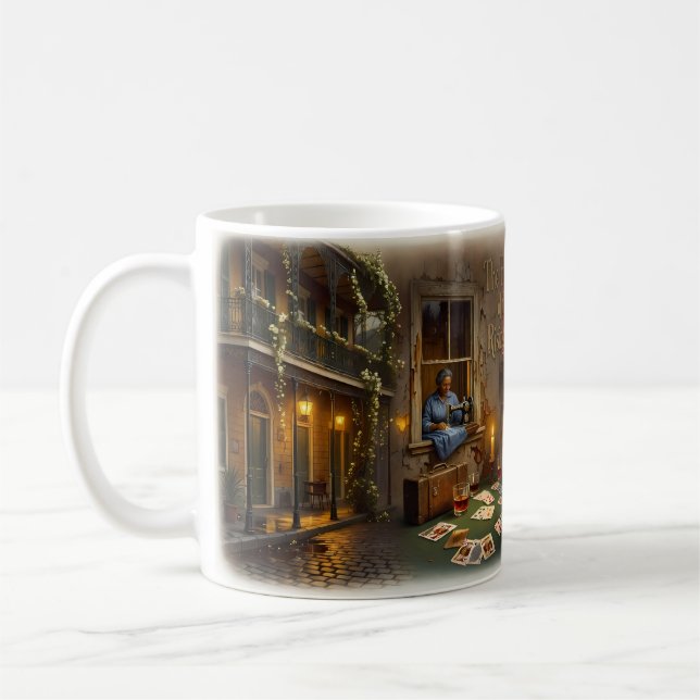 De Café Vela da Casa do Sol Nascente Caneca (Esquerda)