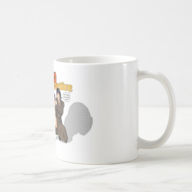 De Café Velda oficial: Caneca do detetive da menina (Direita)