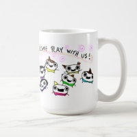"Vem o jogo connosco" caneca