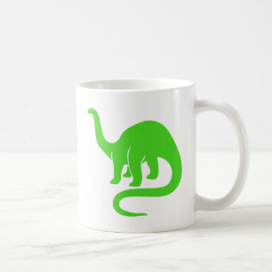 De Café Verde da caneca do dinossauro