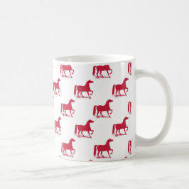 De Café Vermelho da caneca do cavalo do Natal